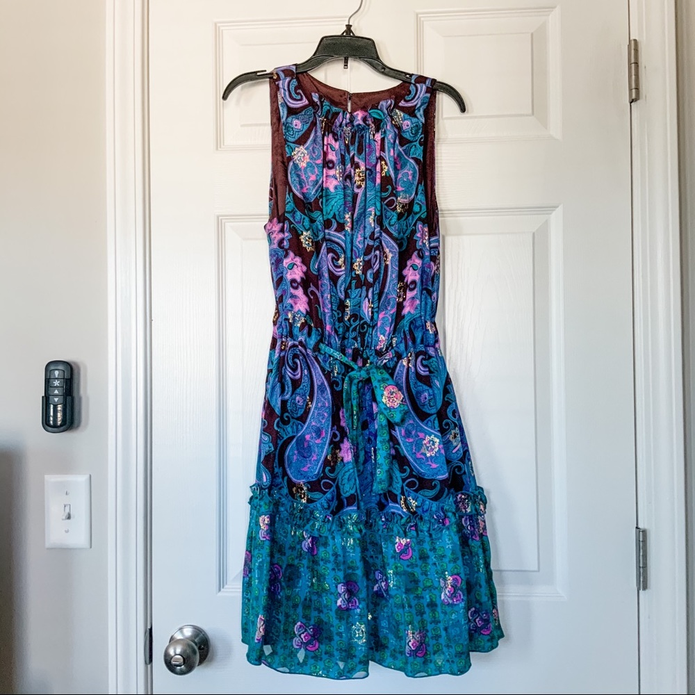 Anna Sui Silk Blend Dress - Size 8